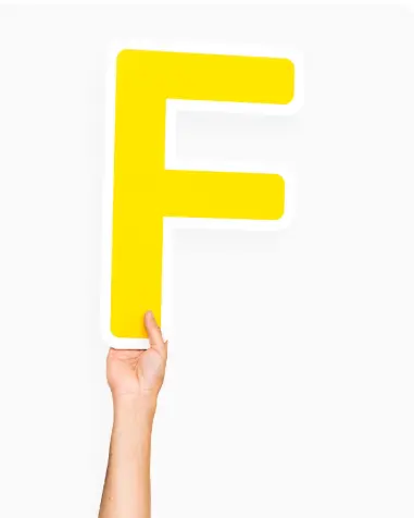 featured image of la letra f en ingles