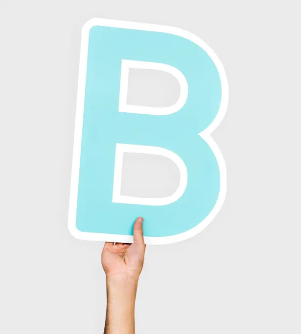 imagen de palabras con la letra b en ingles