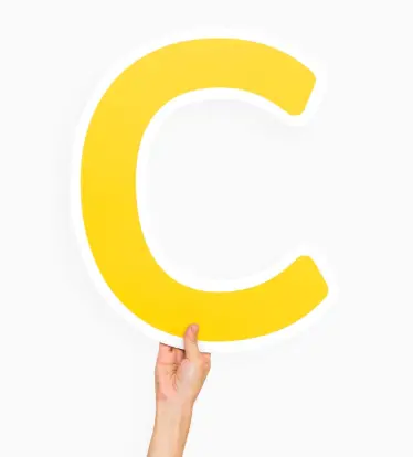 featured image of letter c in english